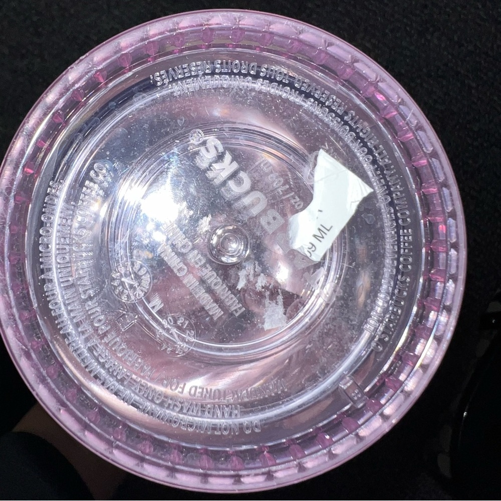 STARBUCKS PINK BLUE DISCO COLOR SHUFT 2021 TUMBLER. 24 oz (F) - Picture 4 of 6